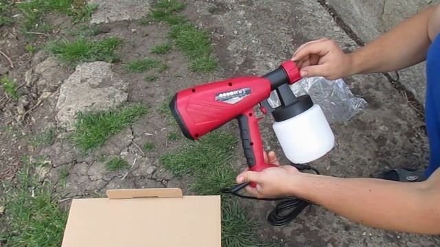 Unboxing Spray Gun Steinhaus PRO-SG500 - 500W! смотреть онлайн