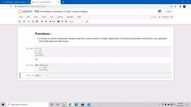 Python Functions | How to create functions in Python | Arguments in functions | return in function смотреть онлайн