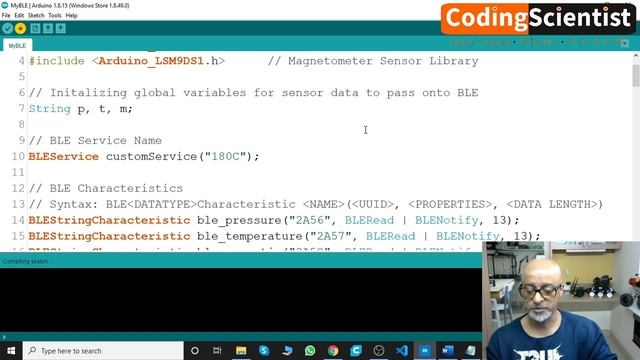 Lesson 14 Transmitting BLE Data from Arduino BLE 33 Sense смотреть онлайн
