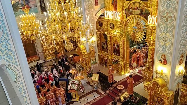 3-й Антифон, глас 5 (Псалом 67). Регент Екатерина Артюхова. смотреть онлайн