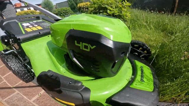 Аккумуляторная газонокосилка Greenworks GD40LM48SP: тест и ?обзор смотреть онлайн