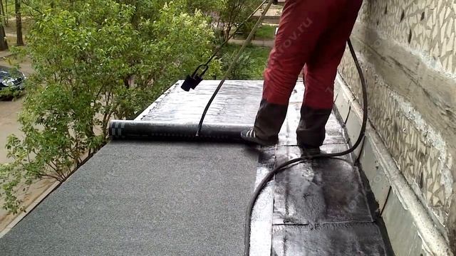 Устройство верхнего слоя на подъездном козырьке смотреть онлайн