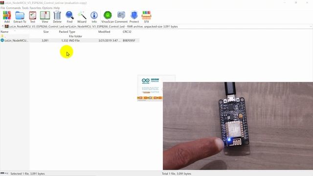 Arduino LoLin NodeMCU V3 ESP8266 with Arduino Getting Started Control the LED смотреть онлайн