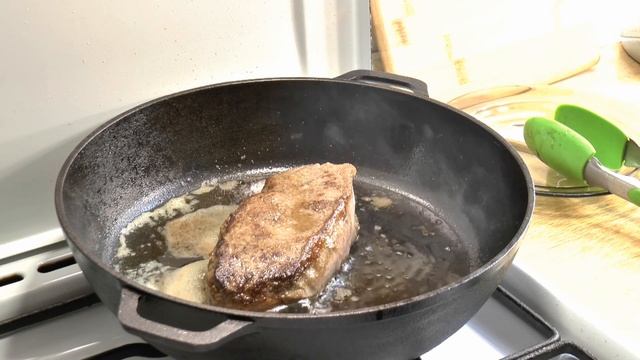 Очень вкусный стейк из недорогой говядины (почечный отруб). 8 минут. смотреть онлайн