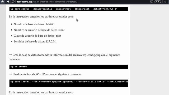 WP-CLI, interfaz de línea de comandos para WordPress смотреть онлайн