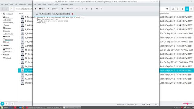 14. Remove Orca Screen Reader - Things to Do After Linux Mint 18 Installation смотреть онлайн