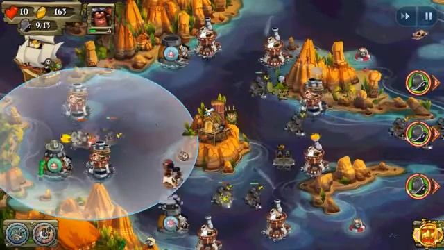 Pirate Legends TD Tower Defense Gameplay on Android - Level 4 смотреть онлайн