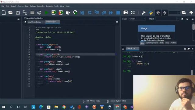 Data Structures: Stack (python) смотреть онлайн