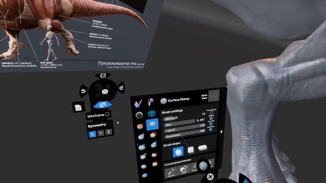 Shapelab VR first encounter - T-Rex model смотреть онлайн