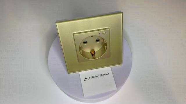 Умная WiFi встроенная розетка с Алисой 16А с таймером стеклянная с управлением голосом ROZ-VS-W-зол смотреть онлайн