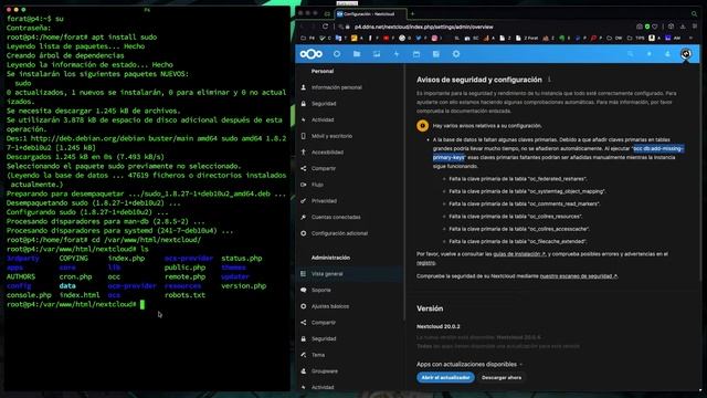 Cómo actualizar NextCloud y solucionar problemas V20.0.2 & V20.0.4 смотреть онлайн
