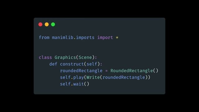 Manim Example | How to Show Rounded Rectangle in Manim смотреть онлайн