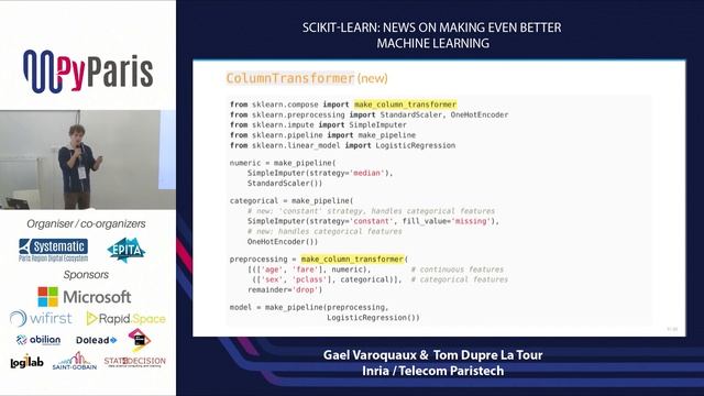 Pyparis 2018 - Scikit-learn: news on making even better machine learning смотреть онлайн