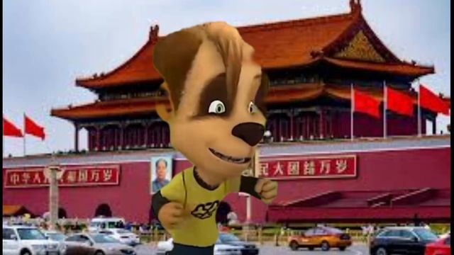 Дружок и Тимоха в Китае