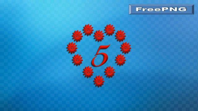 PNG-images Digits "Valentine's Day" / Цифры ко Дню Св Валентина + Free Download смотреть онлайн