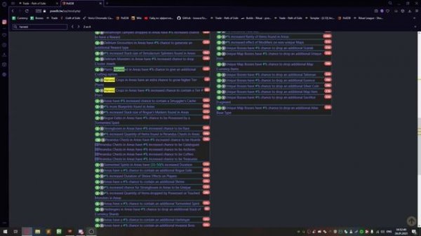 Фарм кучи валюты в PoE Ritual. Harvest, атлас ,основы ,тонкости в Path of Exile. (PoE 3.13 Ritual)
