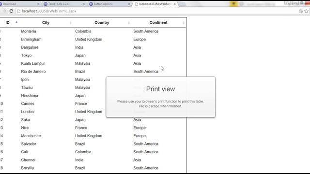 jQuery datatables export to pdf смотреть онлайн