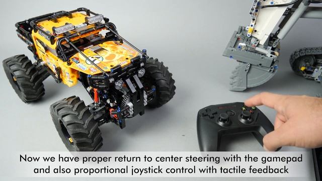 Gamepad control for LEGO Technic 42099 & 42100 with BrickController 2! смотреть онлайн