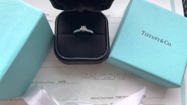 Tiffany Оригинал кольцо Бриллиант смотреть онлайн