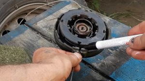 Тросик вместо лески на триммер.Неожиданый результат.