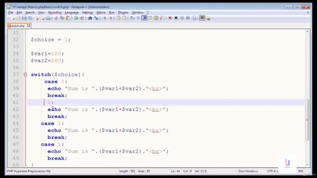 Switch Statement | PHP for Absolute Beginner | PHP Programming Language | PHP Full Course | 2021 смотреть онлайн