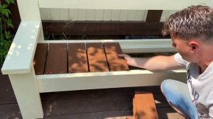 Садовая мебель: софа и столик своими руками