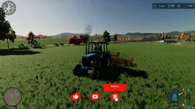 ПРОПОЛКА СОРНЯКА НА ПОЛЕ С ПШЕНИЦЕЙ, ПРОДАЖА ТЮКОВ | FS22 | Carpathian Countryside - Timelapse #9 смотреть онлайн