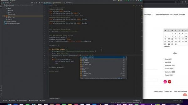 Selenium Python Tutorial- How to Find by Partial Link Text