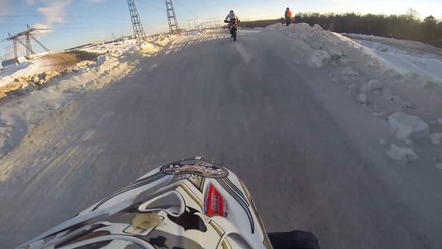 Жёсткое падения гонщика под номером 40 Класс 125, Чкаловский 2017