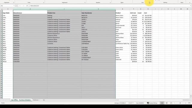 Microsoft Excel - Adjust row height and column width CC смотреть онлайн