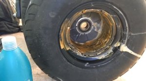 Моторколесо заржавело и заклинило. ч.2