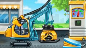 Build A House , Car Wash Truck Games for Kids Gameplay Walkthrough