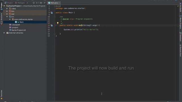 IntelliJ Basics - Running your java application смотреть онлайн