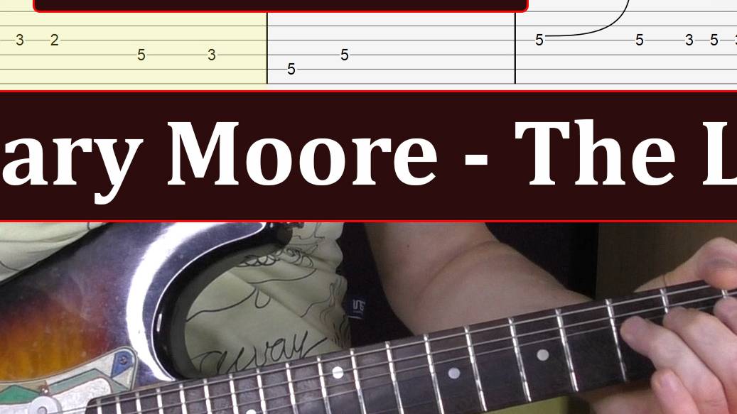 MP Gary Moore - The Loner (Cover) Разбор электрогитара Magicpomorin lesson смотреть онлайн