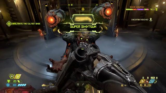 Doom Eternal Obtaining the Super Shotgun смотреть онлайн