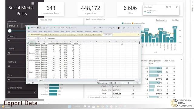 How To Export Data To Excel Or CSV In Microsoft Power BI