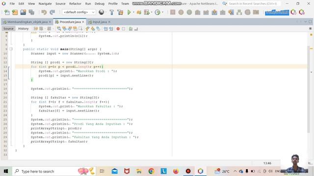 Tugas 3 Membandingkan Objek String pada Pemrograman Java смотреть онлайн
