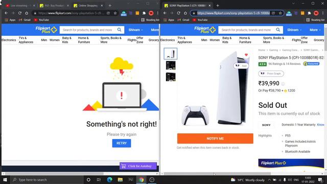 PS5 Flipkart Restock Live Streaming 24/7| Streaming смотреть онлайн