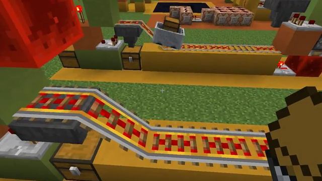 Minecraft Механизмы #4 Загрузочная вагонетка смотреть онлайн