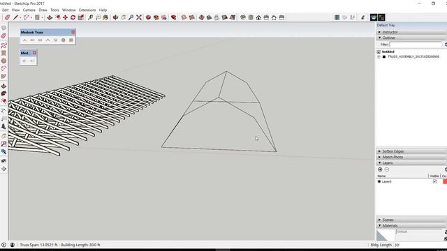 Model Trusses Quickly And Accurately With Medeek Truss - SketchUp Extension Of The Week #39