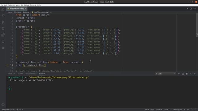 Map, filter e reduce em Python смотреть онлайн