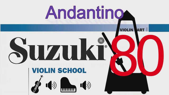 Andantino | Suzuki Violin School | Volume 1 | 80 смотреть онлайн