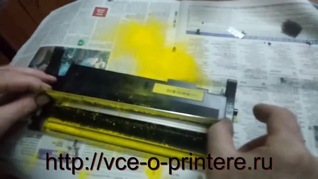 Лекция из мастерской: заправка картриджа samsung 406 / 407 / 409 смотреть онлайн