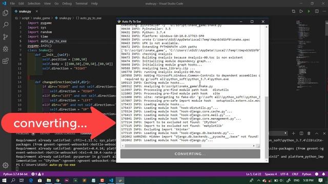 convert PY to EXE . auto-py-to-exe смотреть онлайн