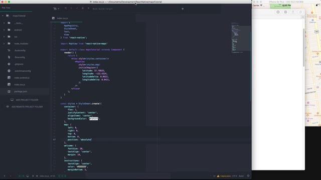 React Native - Custom MapView смотреть онлайн