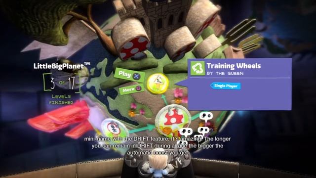 LittleBigPlanet Karting Story Walkthrough - Kevin Butler Sackboy - Part 2 HD [No Commentary] смотреть онлайн