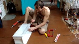 Ремонт ящика от морозильной камеры.