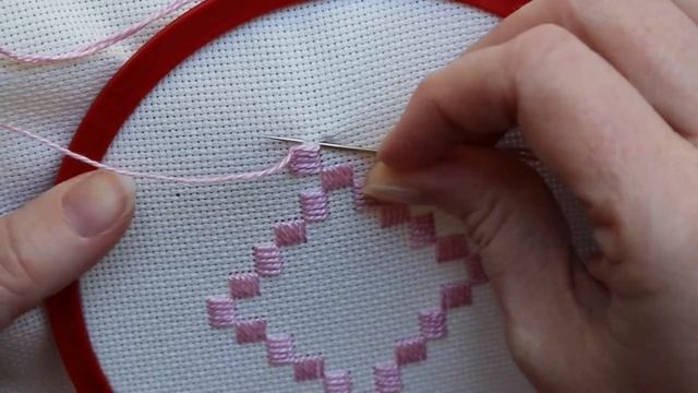 Hardanger Embroidery part 2 - Buttonhole stitch смотреть онлайн