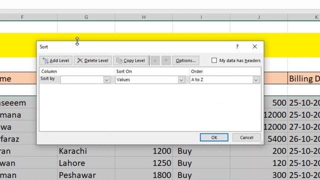 Excel Sort by Column - Ascending Order Excel - Excel Sorting - Excel Tutorial in Hindi /Urdu смотреть онлайн