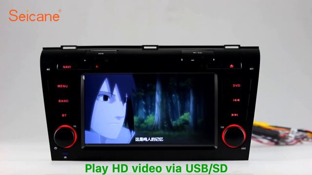2 Din Radio Android 7.1 2004-2009 Mazda 3 GPS Navigation DVD Player with 1080P Video смотреть онлайн